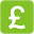 Currency Pound Icon 32x32 png